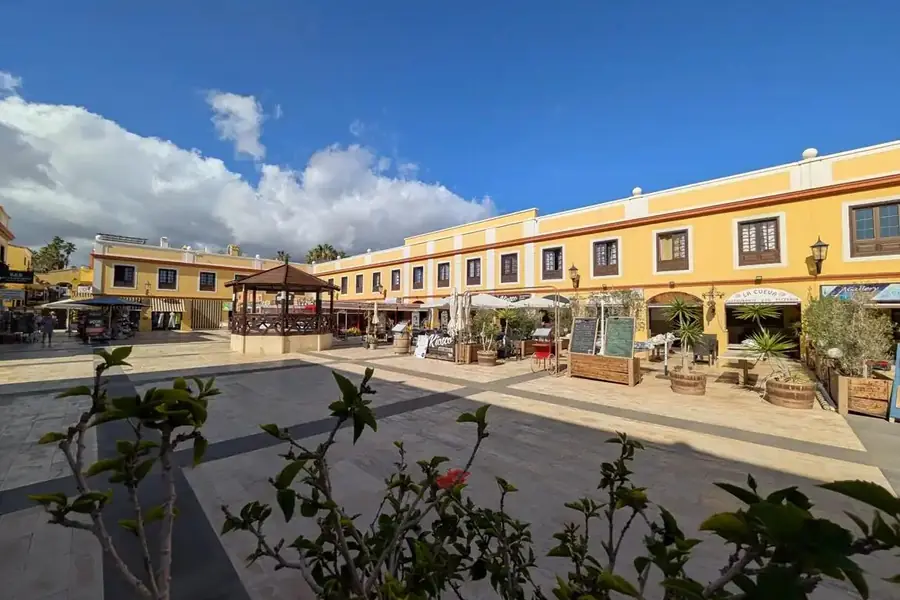 Centro Comercial San Blas shopping center square in Golf del Sur, Tenerife