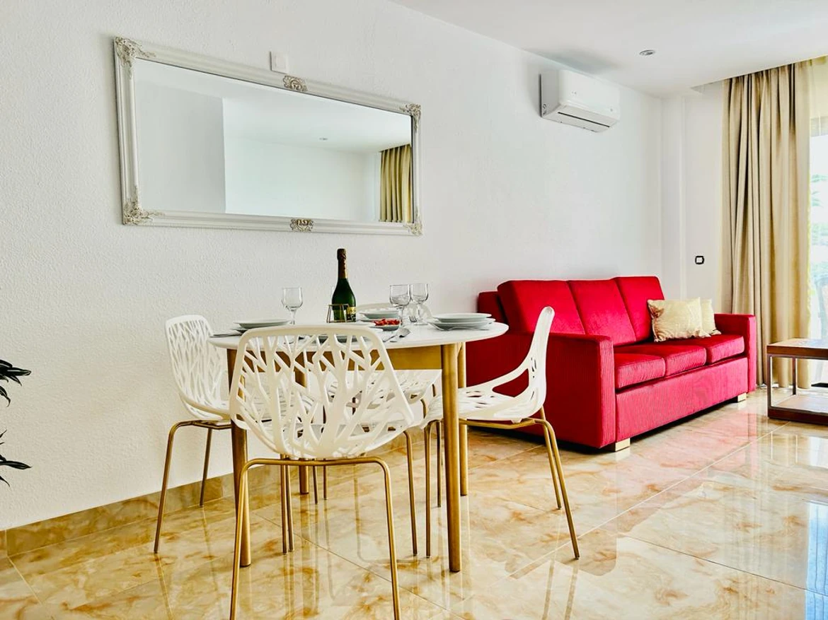 Living room – 2-bedroom apartment with sea views Parque Albatros Tenerife