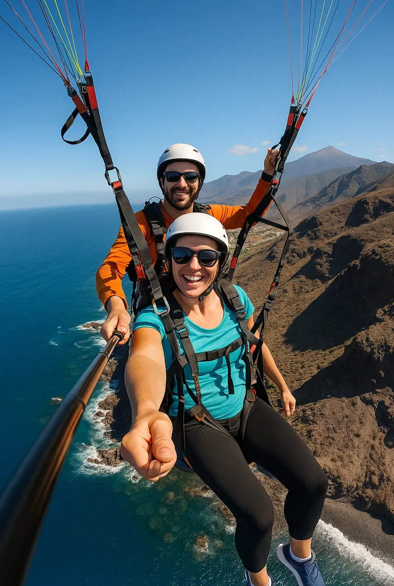Tenerife island adventures – paragliding and outdoor activities