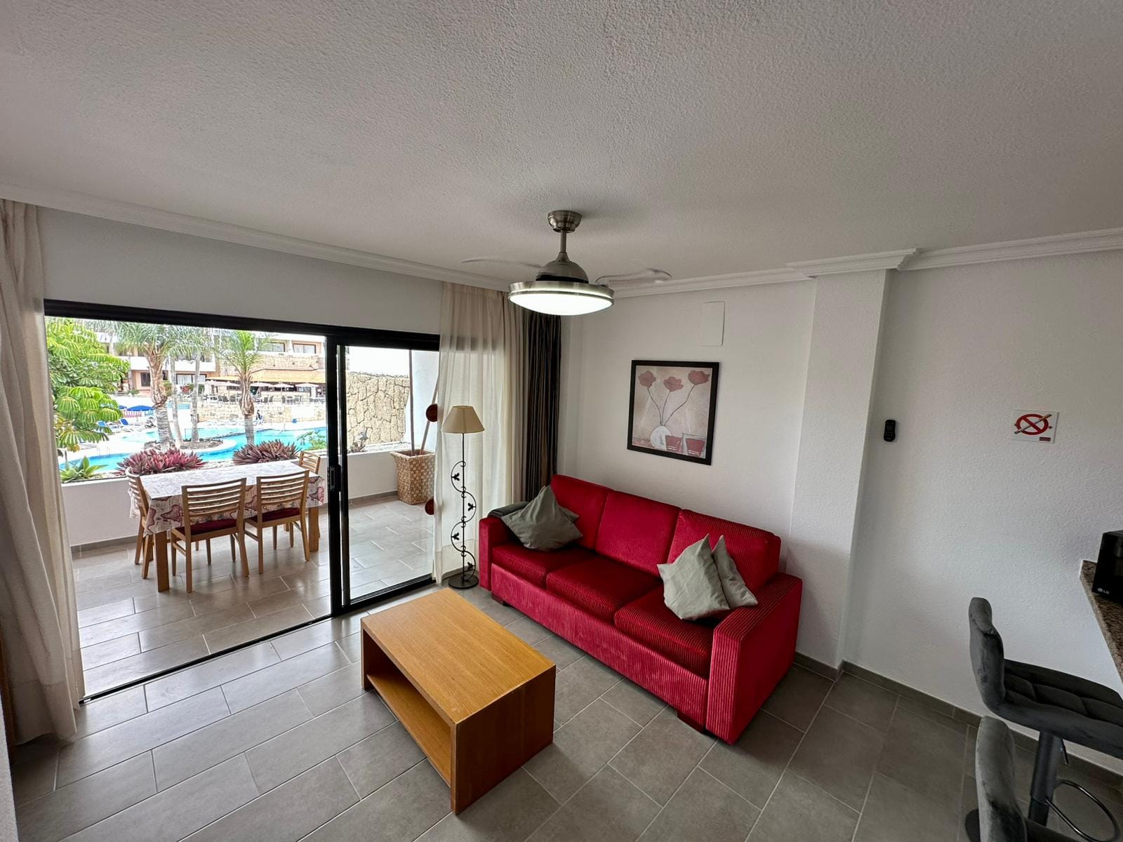 Living room in apartment in Parque Albatros Golf del Sur Tenerife