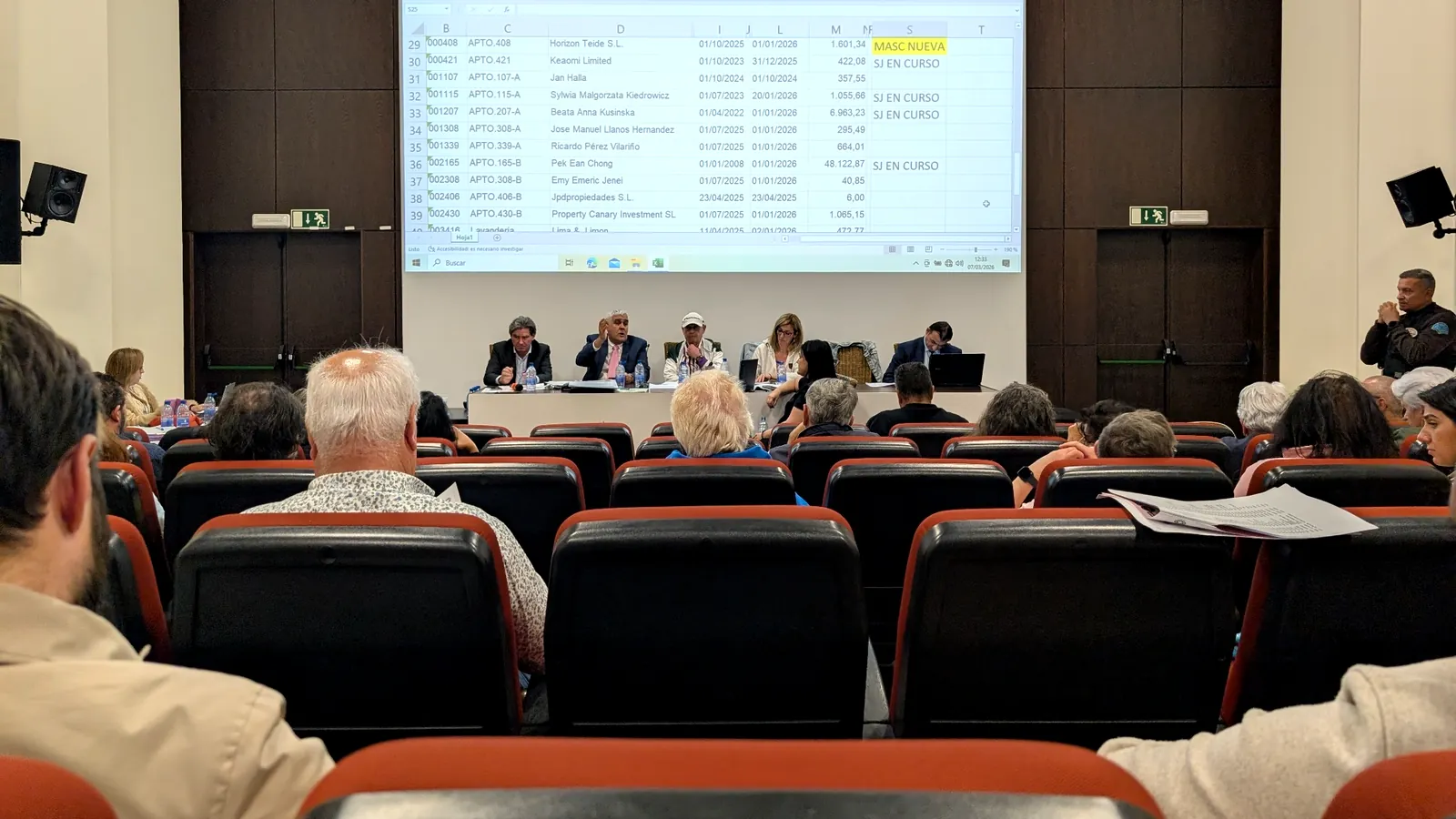 park albatros owners meeting 2026 golf del sur